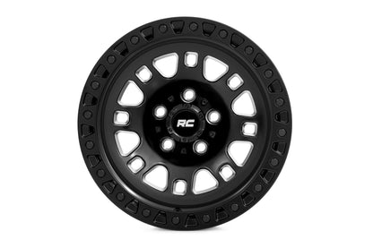 82 Series Wheel One-Piece Semi Gloss Black 18x9 Rough Country-25