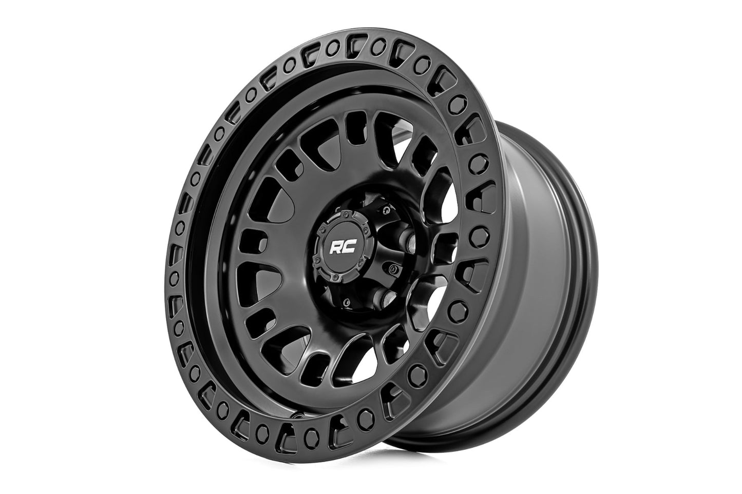82 Series Wheel One-Piece Semi Gloss Black 18x9 Rough Country-14