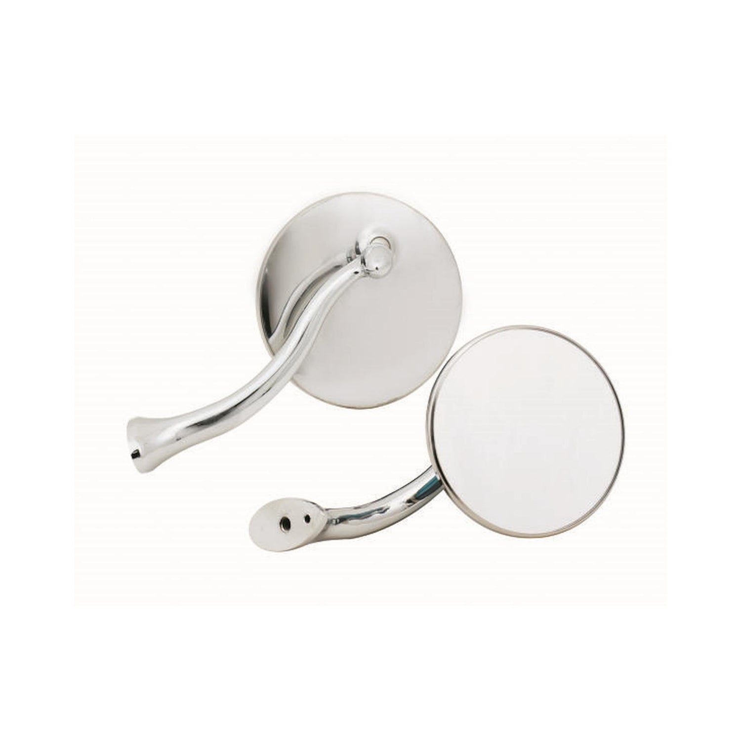 4 Inch Swan Neck Mirror Stainless Mr Gasket