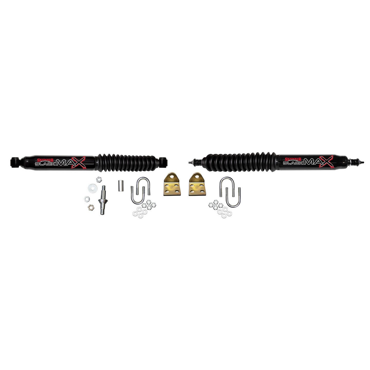 Steering Stabilizer Dual Kit Black Dual Kit 97-06 Jeep TJ Skyjacker