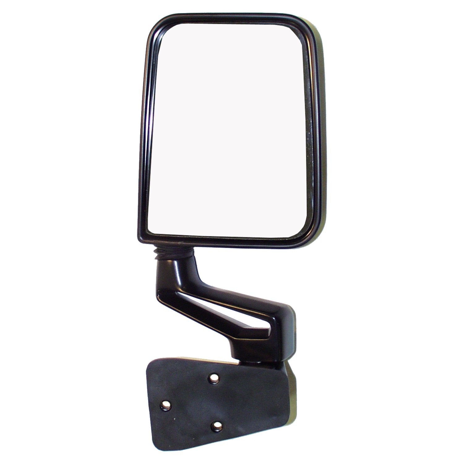 Right Manual Folding Mirror for Select 1987- 2006 Jeep YJ, TJ Wranglers, Black Crown Automotive