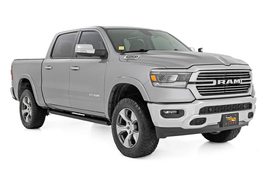 LED Light Kit Ditch Mount 2 Inch Black Pair Flood Ram 1500 2WD/4WD (19-26) Rough Country-1