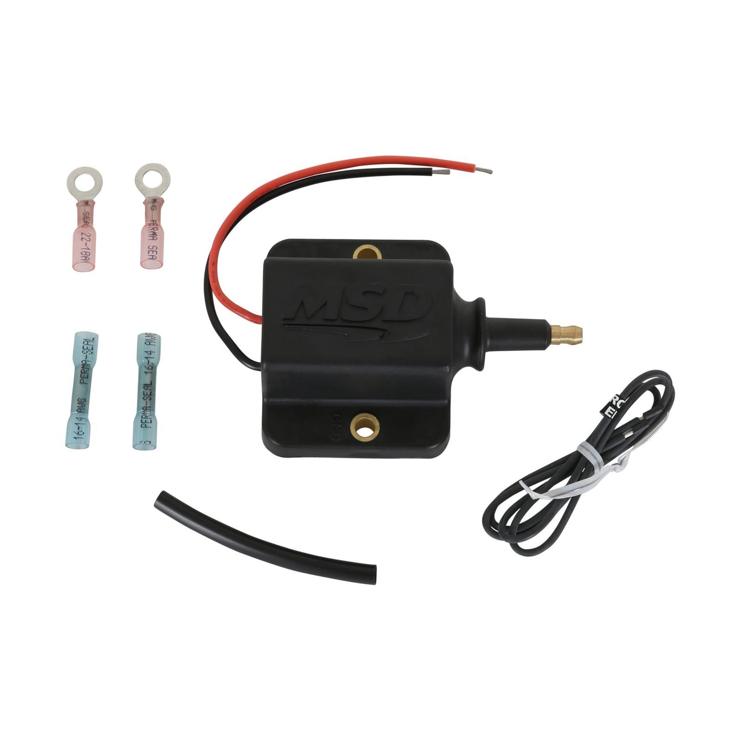 Coil (Single Tower), Isolated Ground Coil, Black Individual Universal For Performance Applications With Multi-Channel Coil Drivers MSD Ignition