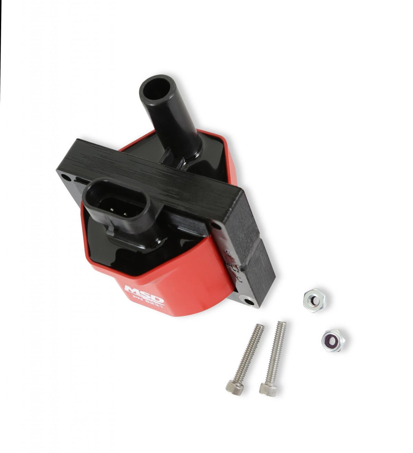 Connector Coil, Red, 1996-1997 GM Engines, Individual Entry Level Spark Output For GM Vehicles With Single Connector MSD Ignition-2