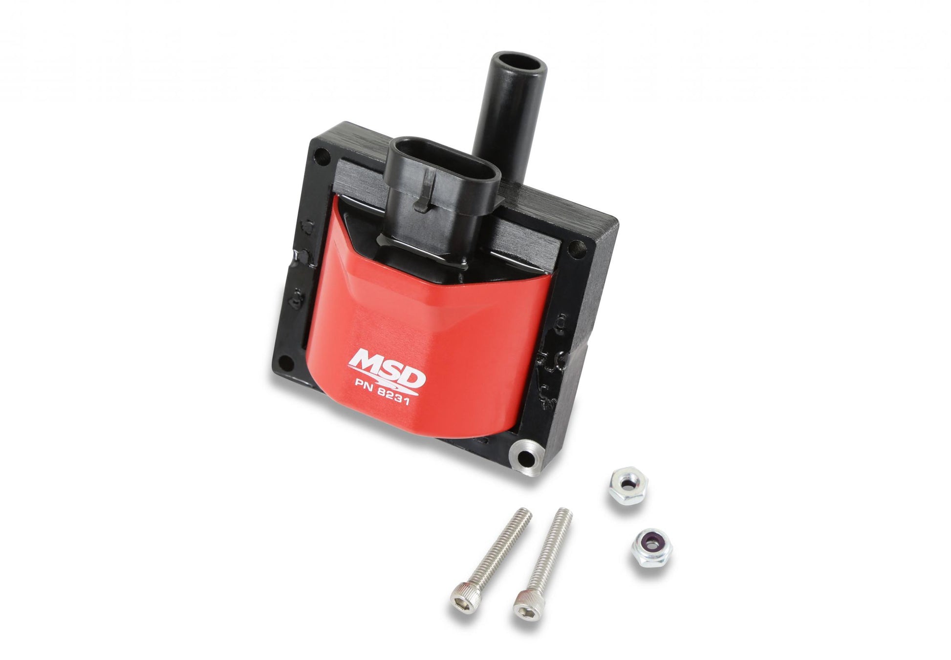 Connector Coil, Red, 1996-1997 GM Engines, Individual Entry Level Spark Output For GM Vehicles With Single Connector MSD Ignition-3
