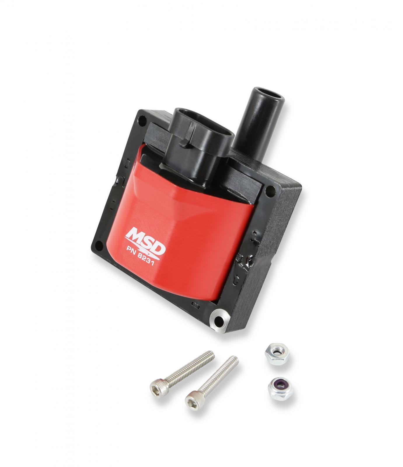 Connector Coil, Red, 1996-1997 GM Engines, Individual Entry Level Spark Output For GM Vehicles With Single Connector MSD Ignition-4
