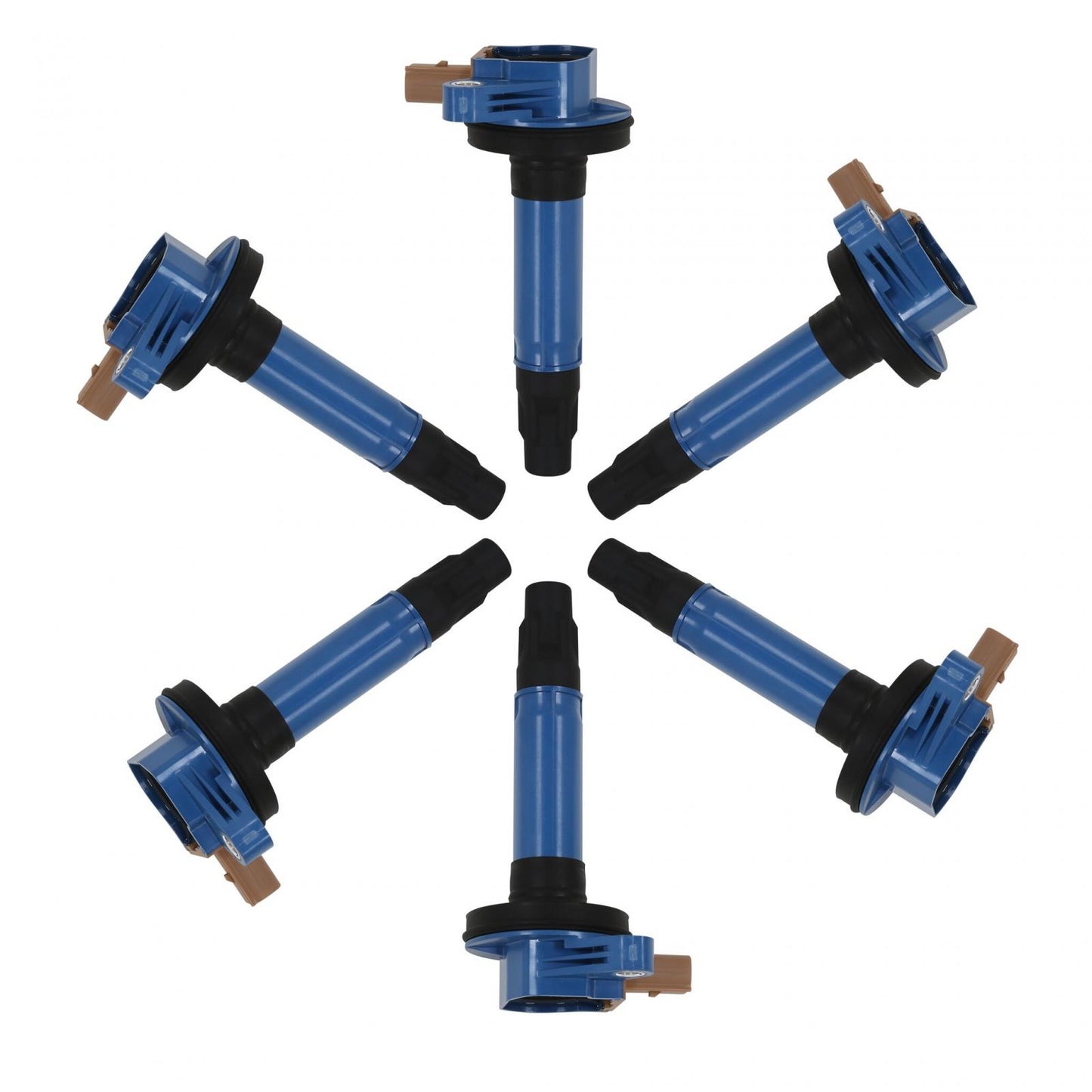 Coil Ford Ecoboost 3.5L V6 3-Pin Connector 6-Pack 2010-2016 Ford Ecoboost 3.5L V6 3-Pin Connector MSD Ignition-4