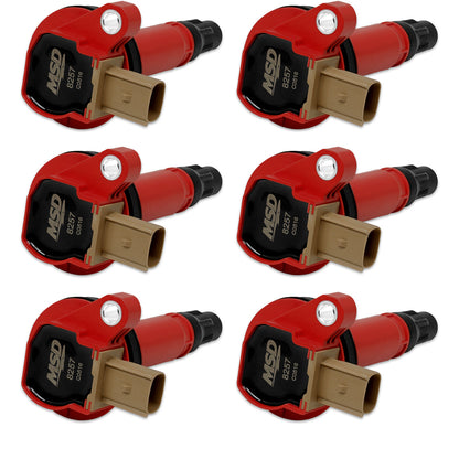 Coil Ford Ecoboost 3.5L V6 3-Pin Connector 6-Pack 2010-2016 Ford Ecoboost 3.5L V6 3-Pin Connector MSD Ignition-13