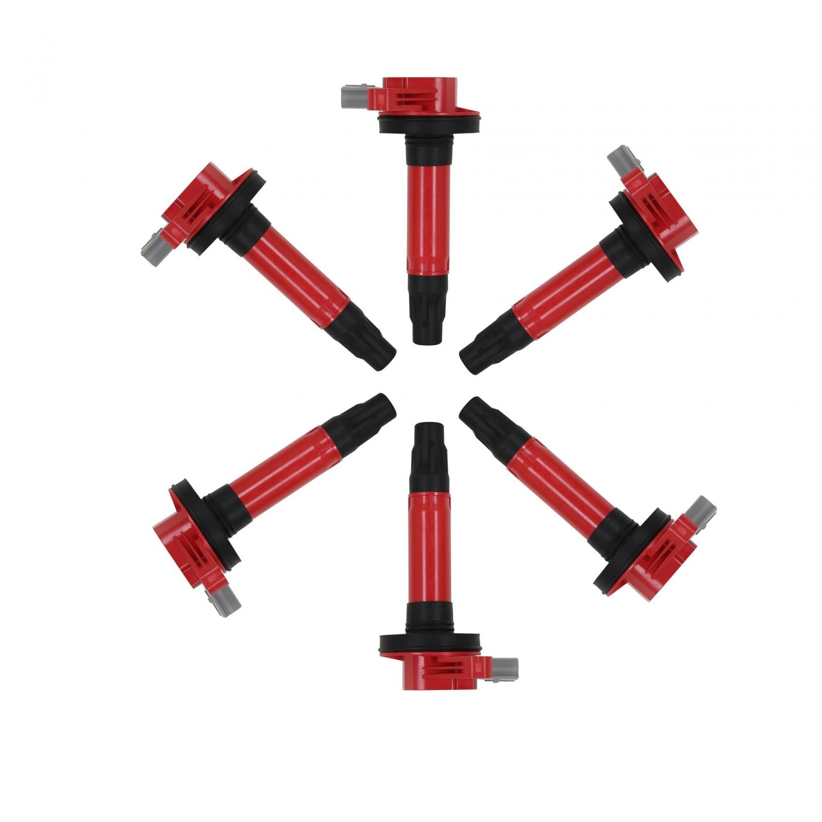 Coil Ford Ecoboost 3.5L V6 2-Pin Connector Red 2010-2013 Ford Ecoboost 3.5L V6 2-Pin Connector MSD Ignition-4