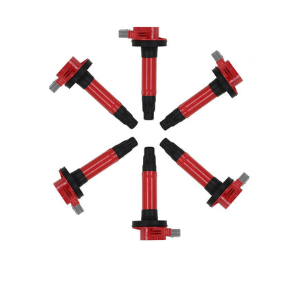 Coil Ford Ecoboost 3.5L V6 2-Pin Connector Red 2010-2013 Ford Ecoboost 3.5L V6 2-Pin Connector MSD Ignition-4