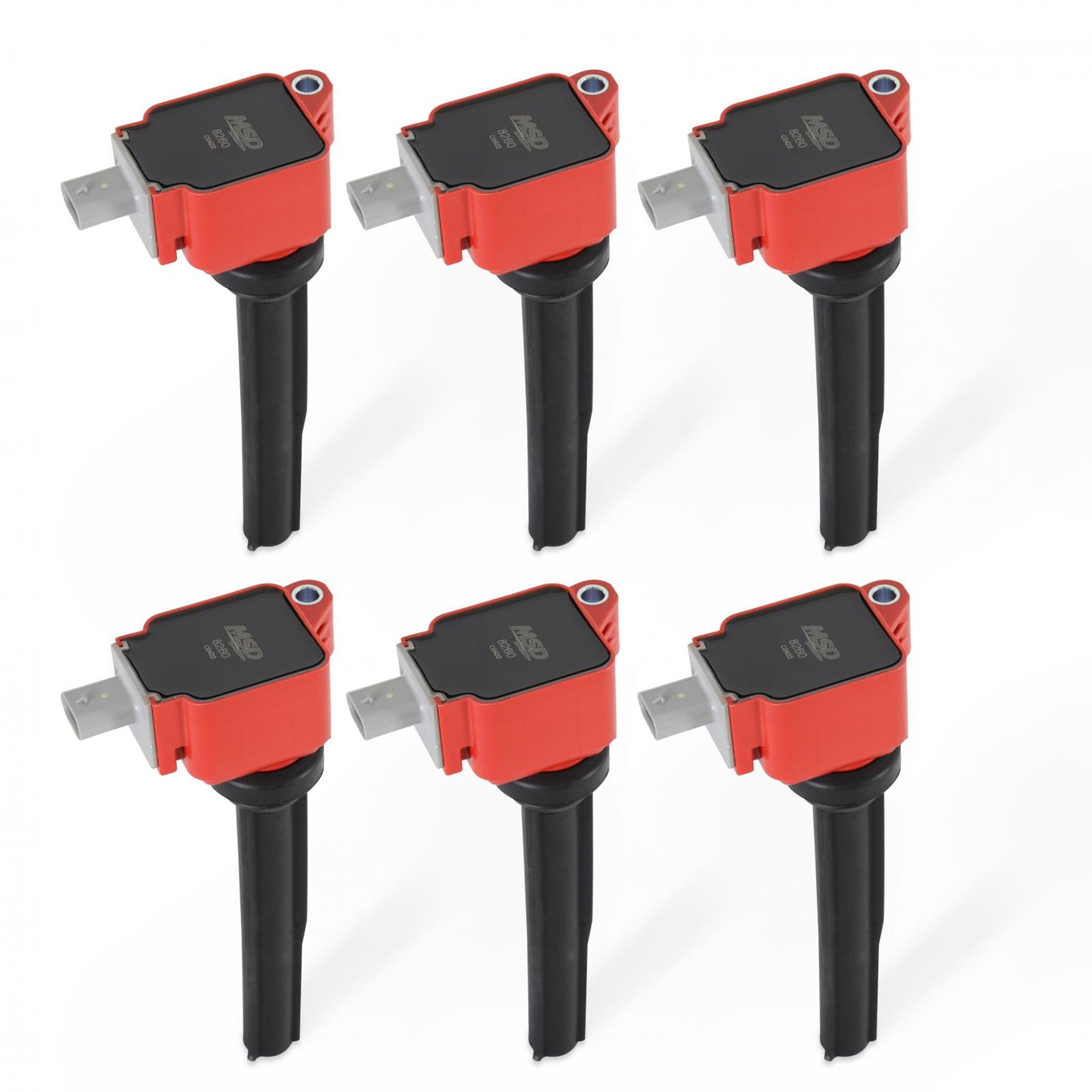 Coil Ford Ecoboost 2.7L V6 Red 6-Pack 2015-2017 Ford Ecoboost 2.7L V6 MSD Ignition
