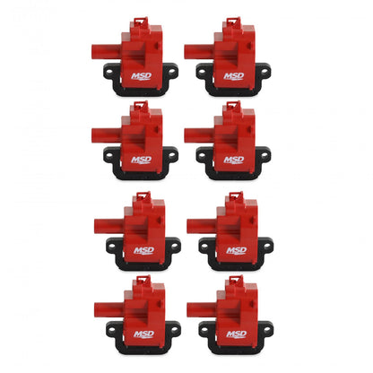 Coil GM LS Blaster Series LS1/Ls6 Engines 8-Pack 1997-2006 GM LS1/Ls6 Engines 12556450/12558948 Replacement MSD Ignition-5