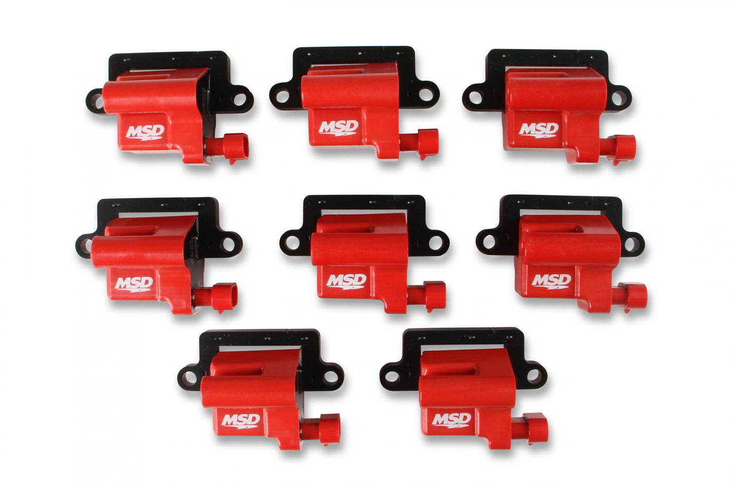 Coil GM LS Blaster Series L-Series Truck Engine Red 8-Pack 1999-2007 GM L-Series Truck Engines 12558693/19355500 Replacement MSD Ignition