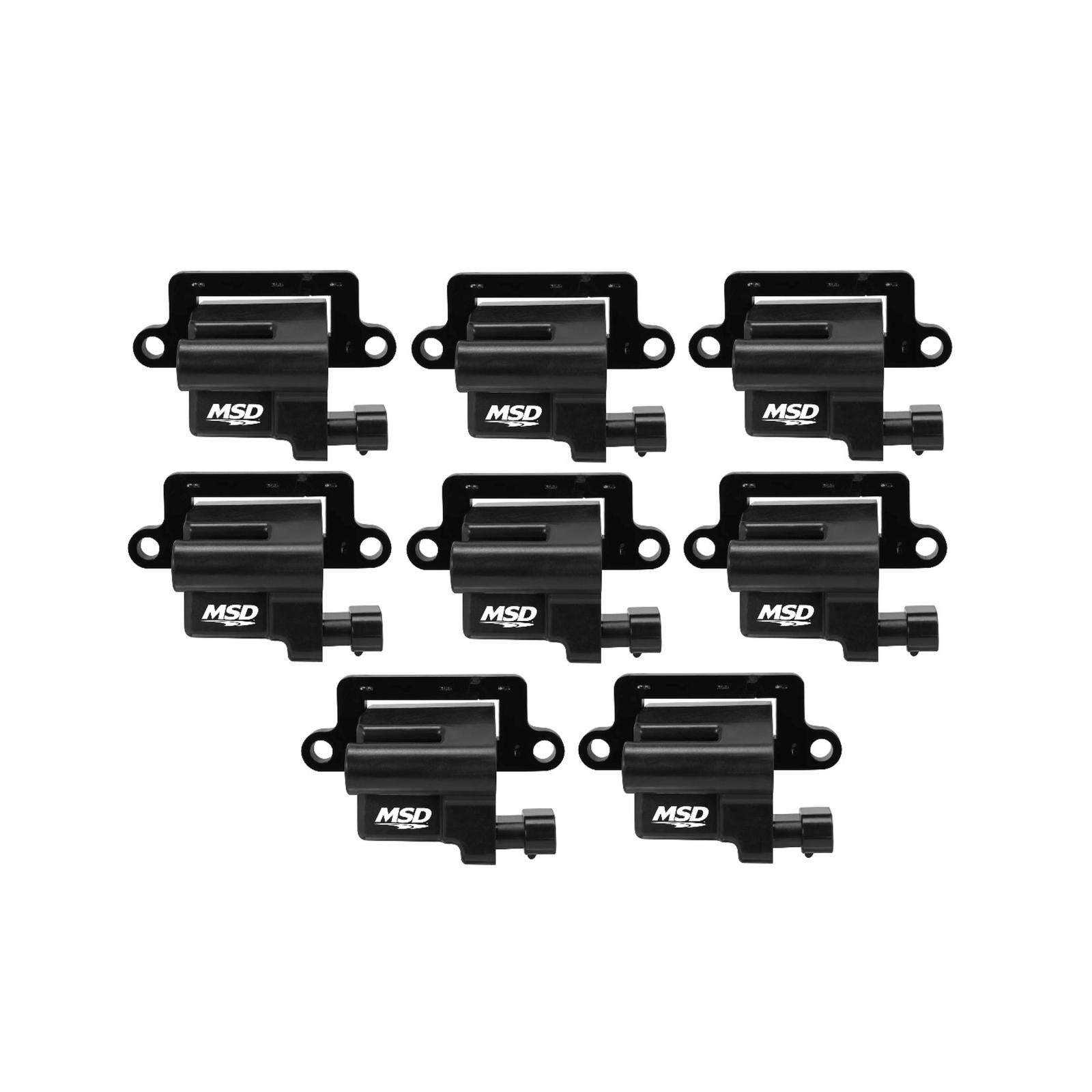 Coil Blaster Series L-Series Truck Engine Black 8-Pack 1999-2007 GM L-Series Truck Engines 12558693/19355500 Replacement MSD Ignition