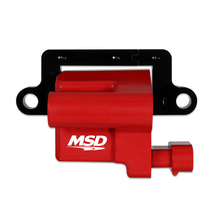 Coil GM LS Blaster Series L-Series Truck Engine Red 1999-2007 GM L-Series Truck Engines 12558693/19355500 Replacement MSD Ignition-3