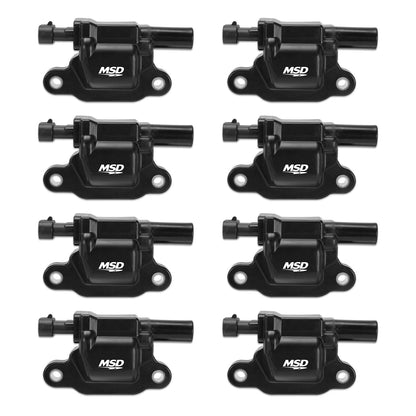 Coil Blaster Series LS2/Ls3/Ls4/Ls7/Ls9 Engines 8-Pack 2005-2013 GM LS Engines 12570616/12573190/12611424 Replacement MSD Ignition
