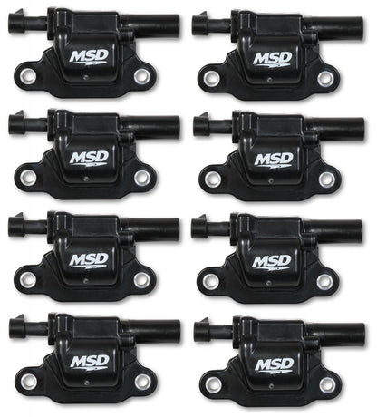 Coil Blaster Series Gen V Gdi Engine 8-Pack Square 2014-Up GM Lt Direct Injected Engine Square MSD Ignition-1