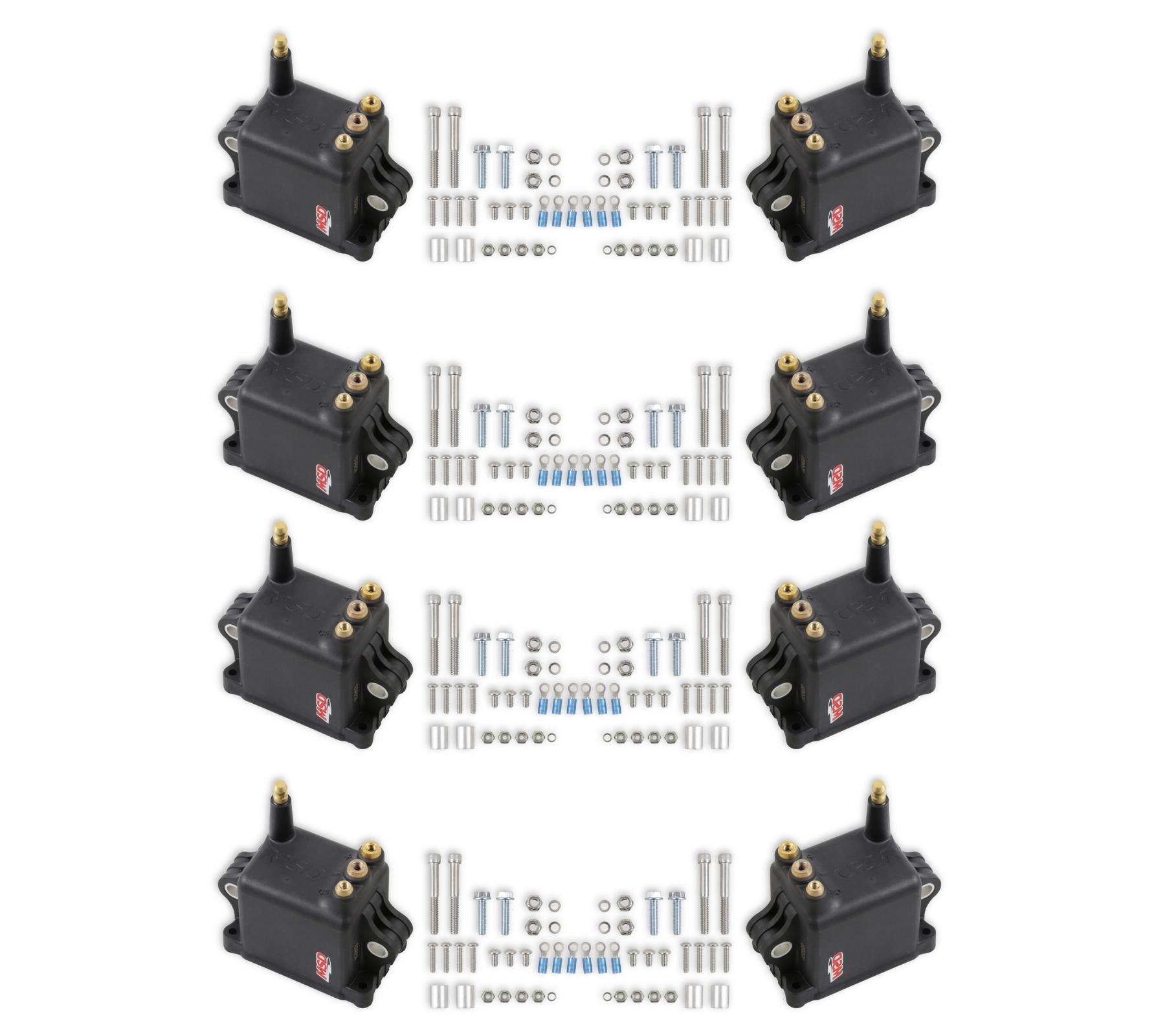 Coil High Output Black 8-Pack Use With Pro 600 Coil-Per-Cylinder Engines MSD Ignition