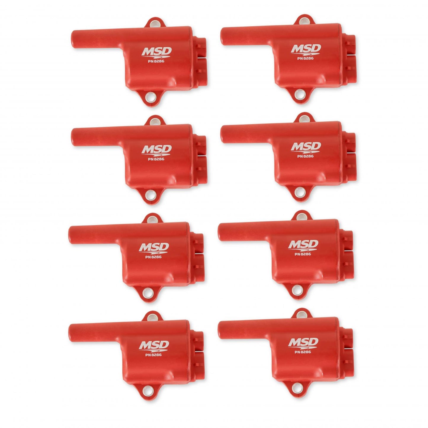 Coil Pro Power Series GM LS Truck Style Red 8-Pack 1999-2007 GM Trucks 4.8/5.3/6.0L 2003-2007 Hummer 6.0L Vin Z/N/T/V/U/B/P (8Th Digit) MSD Ignition