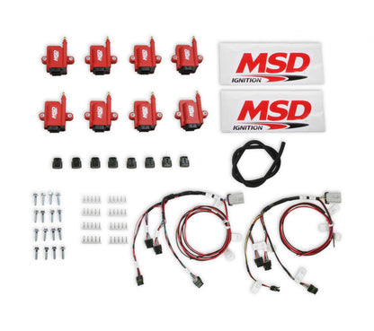 Coil Smart Big Wire Kit Red Universal Use With Holley Or EFI Systems MSD Ignition