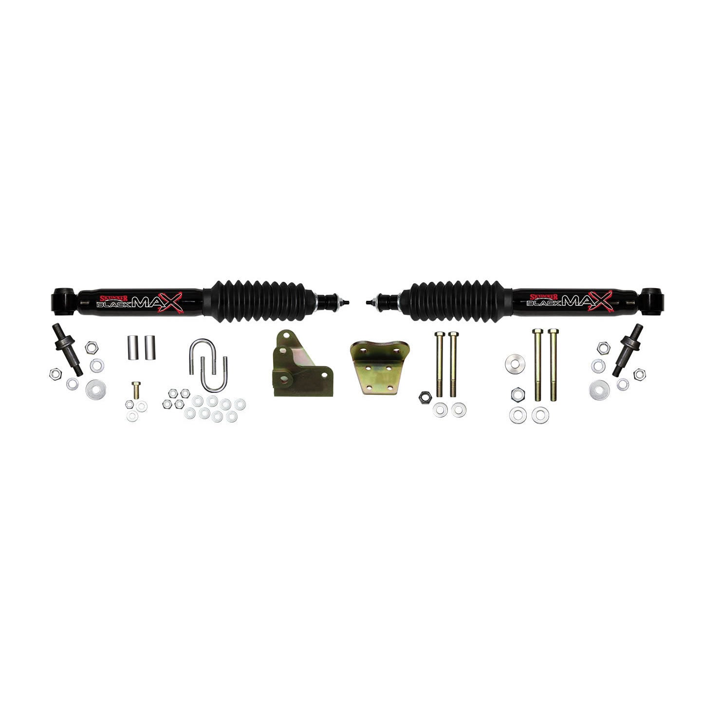 Steering Stabilizer Dual Kit Black Dual Kit For Use w/ 6 Inch Lift Skyjacker
