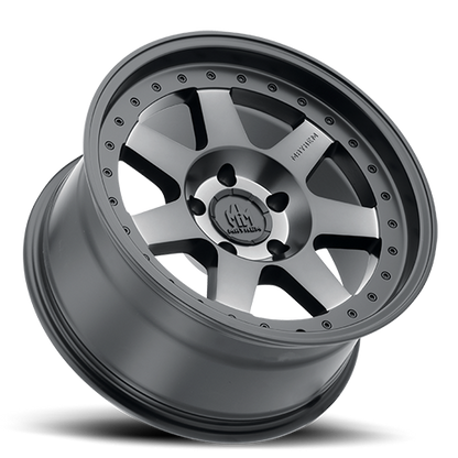 Offroad Prodigy 8300 MB 18x9 Dark Tint Black Cast Aluminum Mayhem Wheels-3