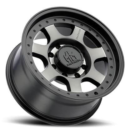 Offroad Prodigy 8300 MB 18x9 Dark Tint Black Cast Aluminum Mayhem Wheels-2