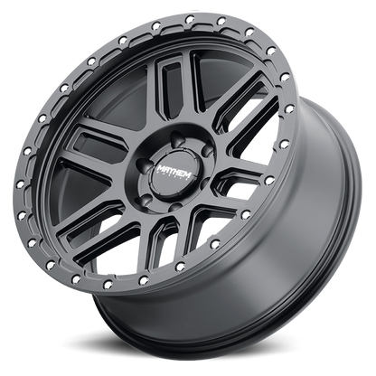 Offroad Delta 8304 MB 17x9 Matte Black Lip Black Cast Aluminum Mayhem Wheels-4