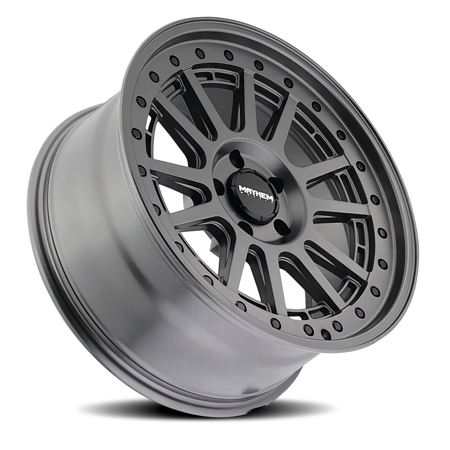 Offroad Compass 8305 MGT 18x9 Matte Gunmetal Cast Aluminum Mayhem Wheels-2