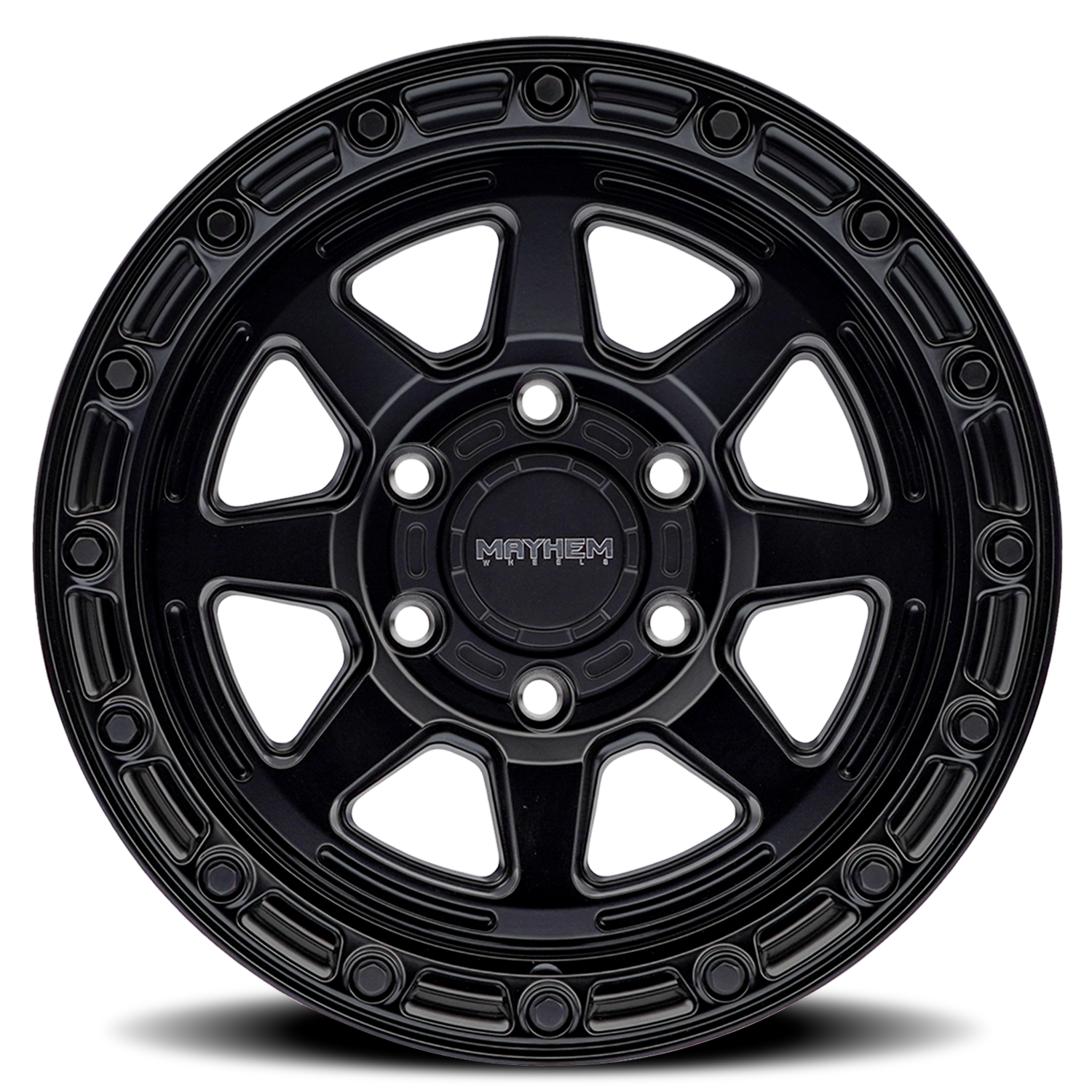 Offroad Ridgeline 8306 MB 17x8.5 Black Cast Aluminum Mayhem Wheels-7