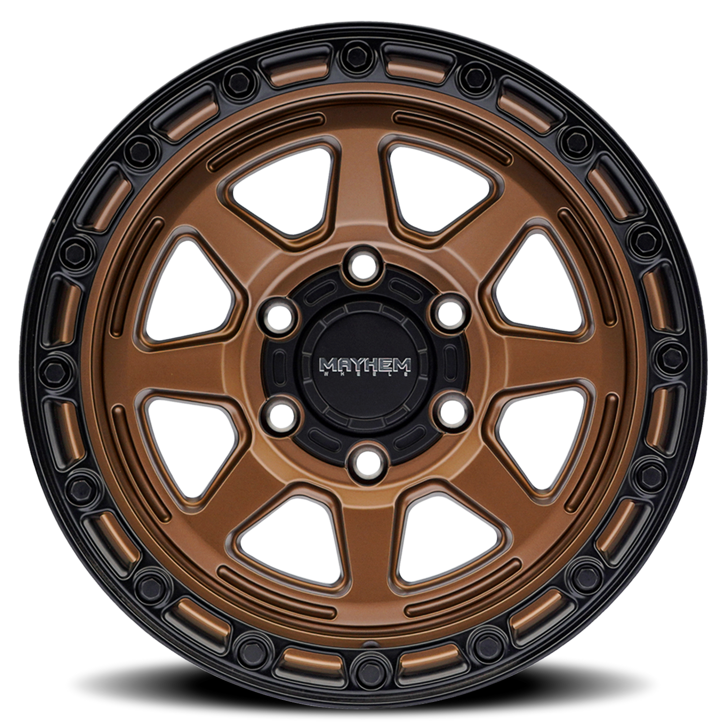 Offroad Ridgeline 8306 BZ 17x8.5 Bronze Cast Aluminum Mayhem Wheels-5