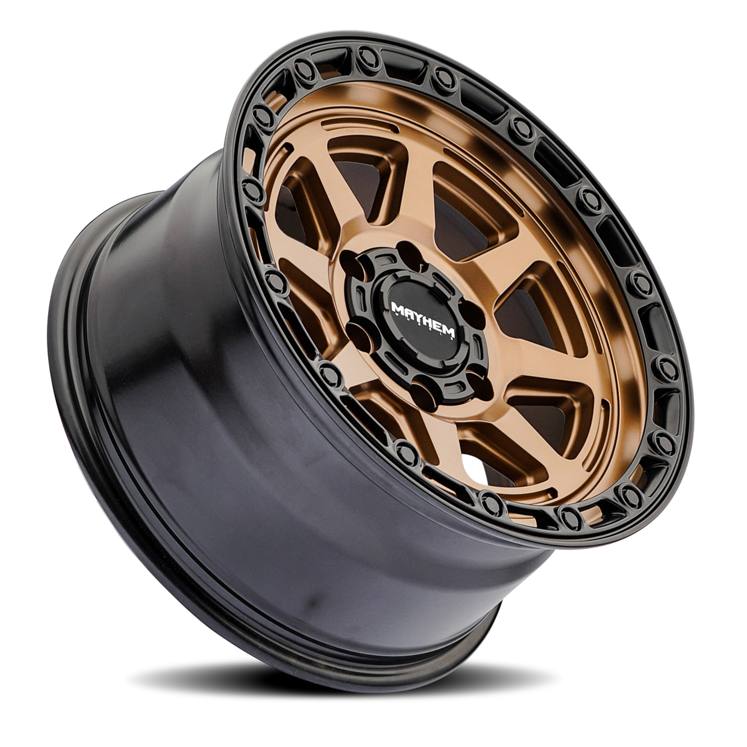 Offroad Ridgeline 8306 BZ 17x8.5 Bronze Cast Aluminum Mayhem Wheels-2