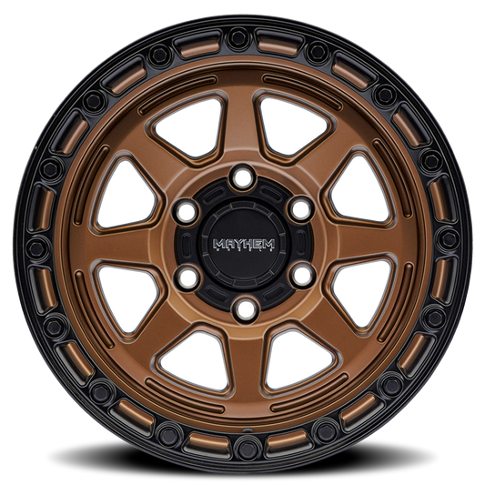 Offroad Ridgeline 8306 BZ 17x8.5 Bronze Cast Aluminum Mayhem Wheels-1