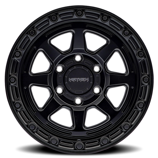 Offroad Ridgeline 8306 MB 17x8.5 Black Cast Aluminum Mayhem Wheels-1