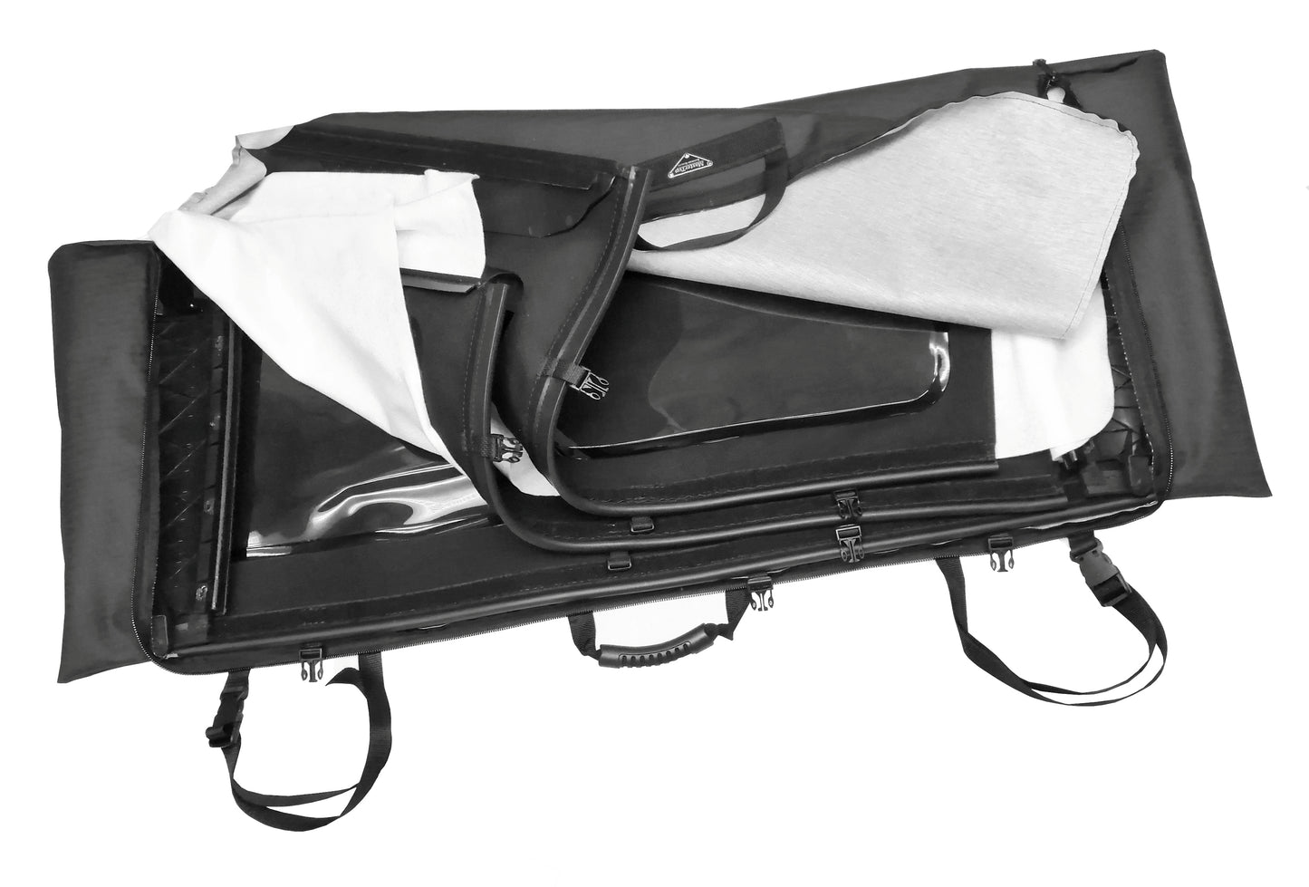 Soft Top Window Storage Bag Factory Soft Top only 21-Present Ford Bronco 4 Dr Black MasterTop-1