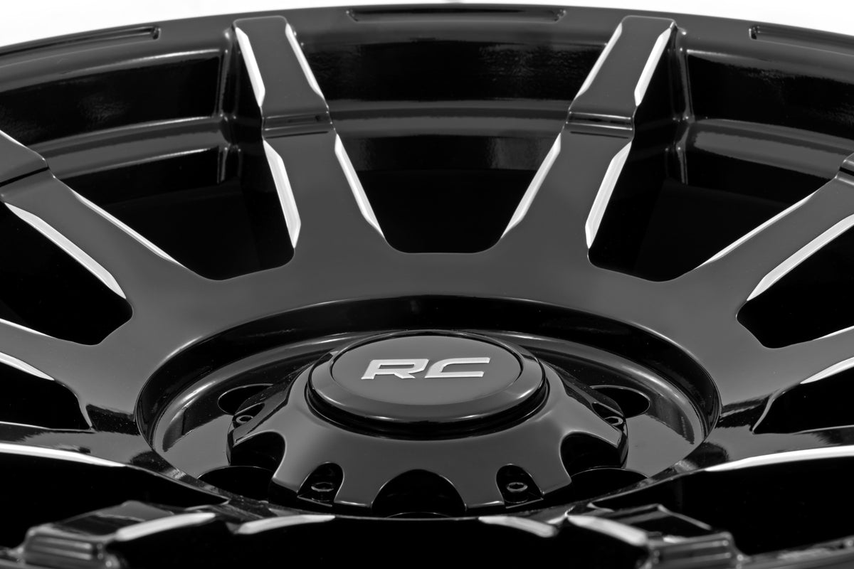 83 Series Wheel One-Piece Gloss Black 20x9 Rough Country-3