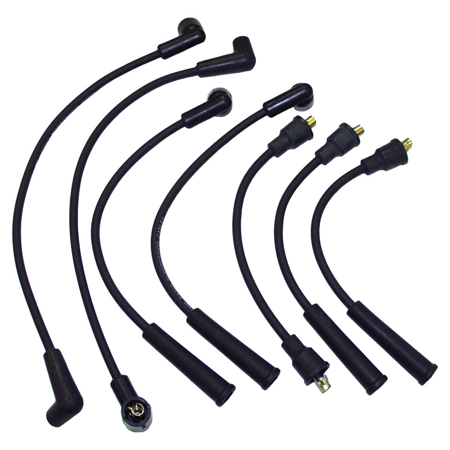 Ignition Wire Set for Select 72-86 CJs, 87-90 YJ, 65-86 SJ, J-Series, 72-73 C104 Crown Automotive