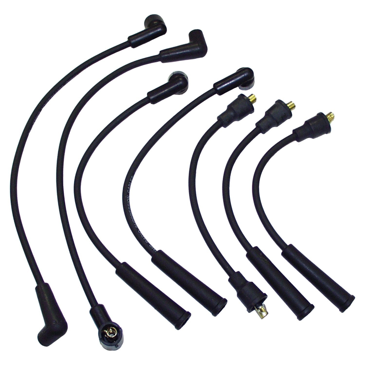 Ignition Wire Set for Select 72-86 CJs, 87-90 YJ, 65-86 SJ, J-Series, 72-73 C104 Crown Automotive