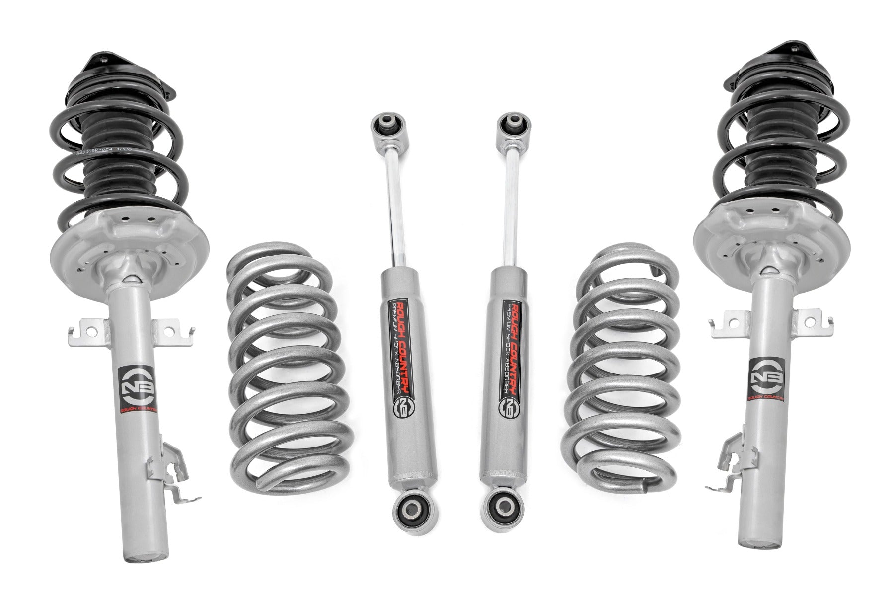 Rough Country 1.5 Inch Lift Kit Lifted Struts 14-20 Nissan Rogue 4WD Rough Country