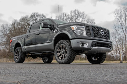 3 Inch Lift Kit Red Nissan Titan 2WD/4WD (2004-2024) Rough Country-1