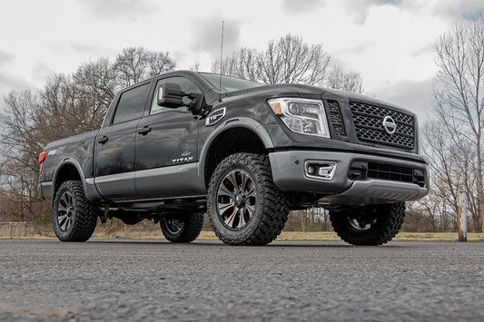 3 Inch Lift Kit Red Nissan Titan 2WD/4WD (2004-2024) Rough Country-1