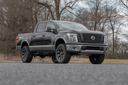 3 Inch Lift Kit Red Nissan Titan 2WD/4WD (2004-2024) Rough Country-2