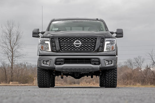 Rough Country 3 Inch Nissan Bolt-On Lift Kit Lifted Struts & N3 Shocks 04-20 Titan 2WD/4WD Rough Country