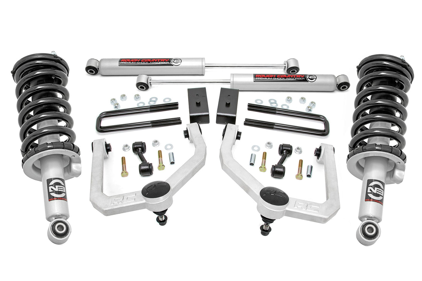 3 Inch Lift Kit N3 Struts & Shocks Nissan Titan 2WD/4WD (2004-2024) Rough Country
