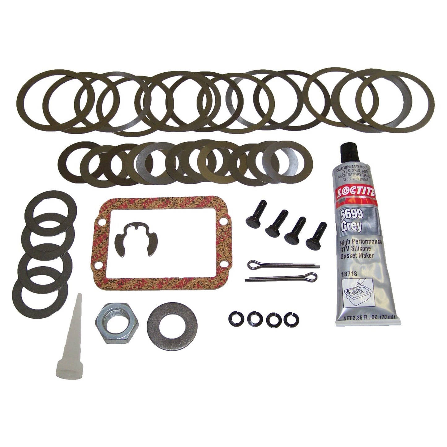 Dana 30 Front Axle Pinion Shim Kit for Select 84-01 Jeep YJ, XJ, MJ, ZJ Models Crown Automotive