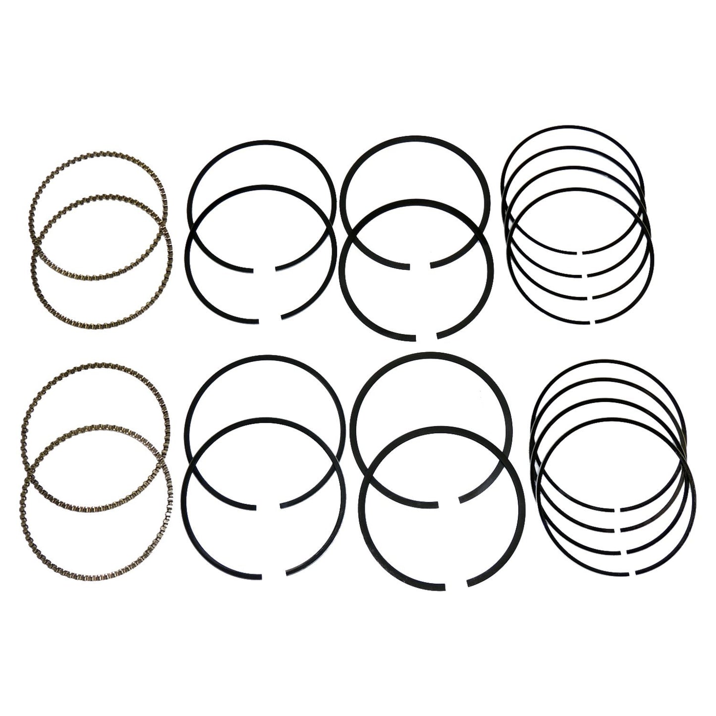Piston Ring Set for Jeep 83-95 CJs, YJ, XJ, MJ w/ 2.5L AMC Eng, For 4 Pistons Crown Automotive
