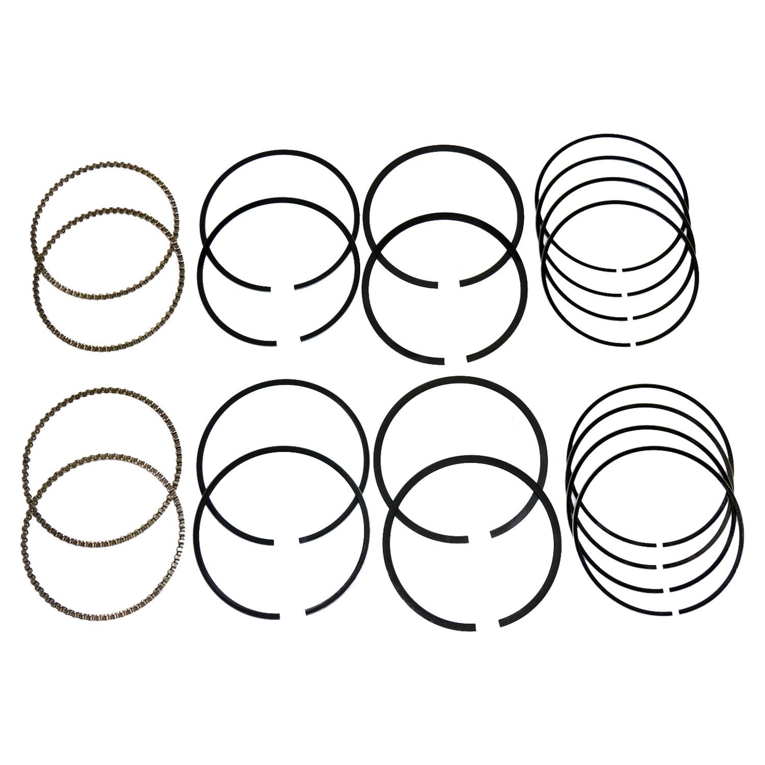 Piston Ring Set for Jeep 83-95 CJs, YJ, XJ, MJ w/ 2.5L AMC Eng, For 4 Pistons Crown Automotive
