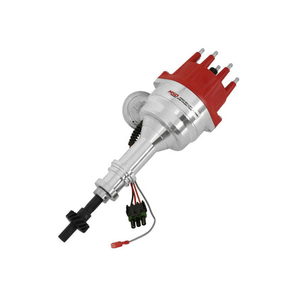 Ford 351C-460 Ready-To-Run Pro-Billet Distributor Steel Gear Ready-To-Run Distributors Include A Built-In Module. No Control Required. Includes An Steel Gear And A Rev Limiter MSD Ignition-2