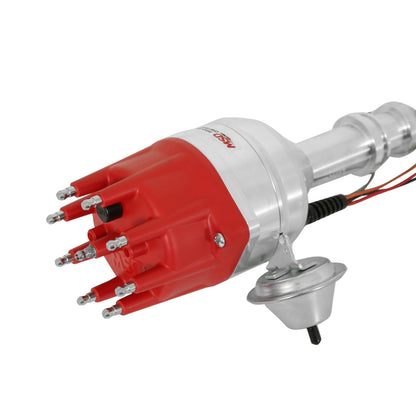 Ford 351C-460 Ready-To-Run Pro-Billet Distributor Steel Gear Ready-To-Run Distributors Include A Built-In Module. No Control Required. Includes An Steel Gear And A Rev Limiter MSD Ignition-3