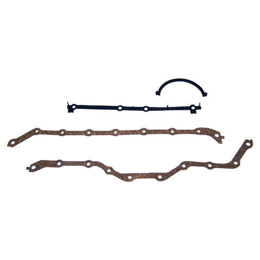 Engine Oil Pan Gasket Set for 83-04 Jeep CJ, YJ, TJ, XJ, MJ & 96-02 Dodge Dakota Crown Automotive